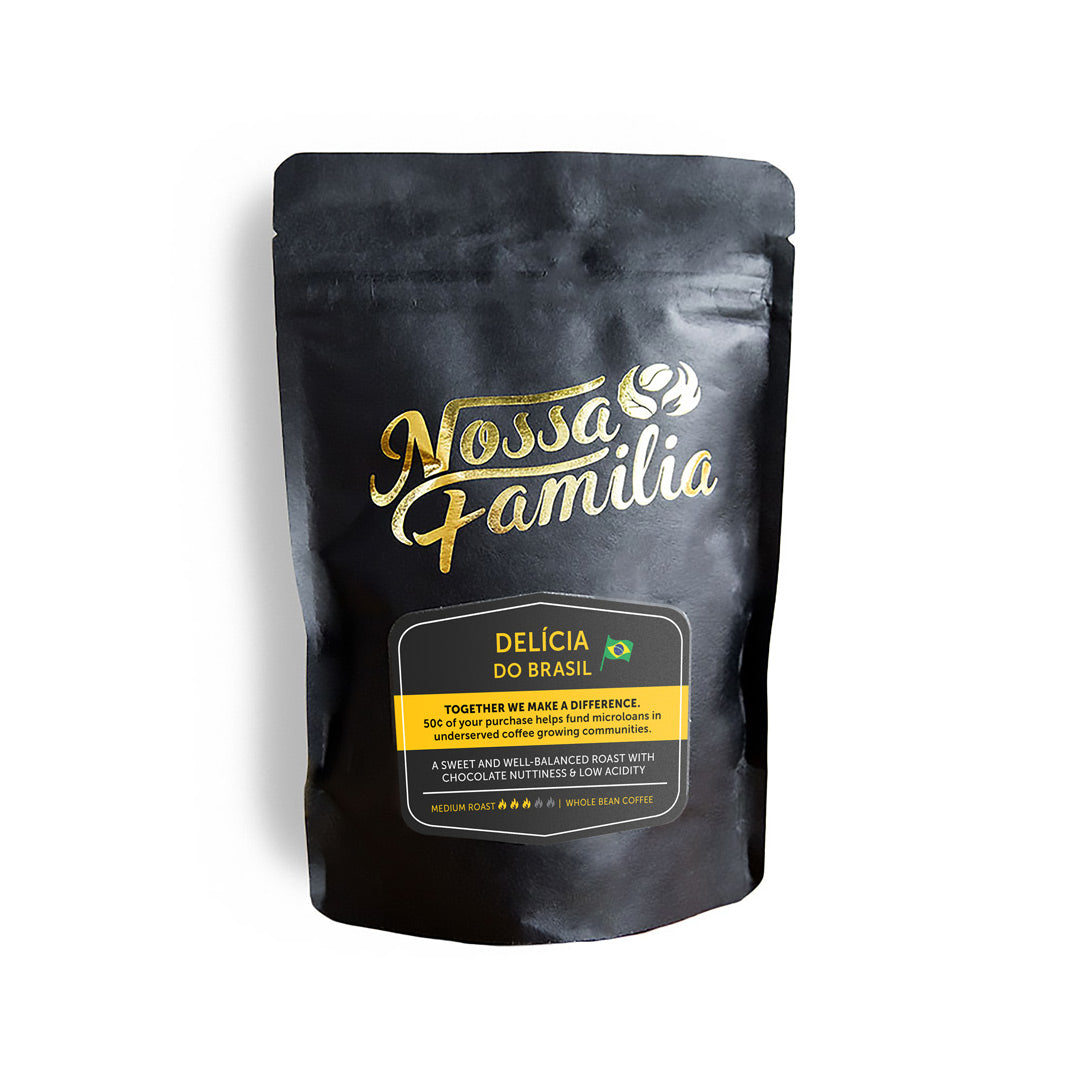 Delícia do Brasil 4 oz bag size - Nossa Familia Coffee