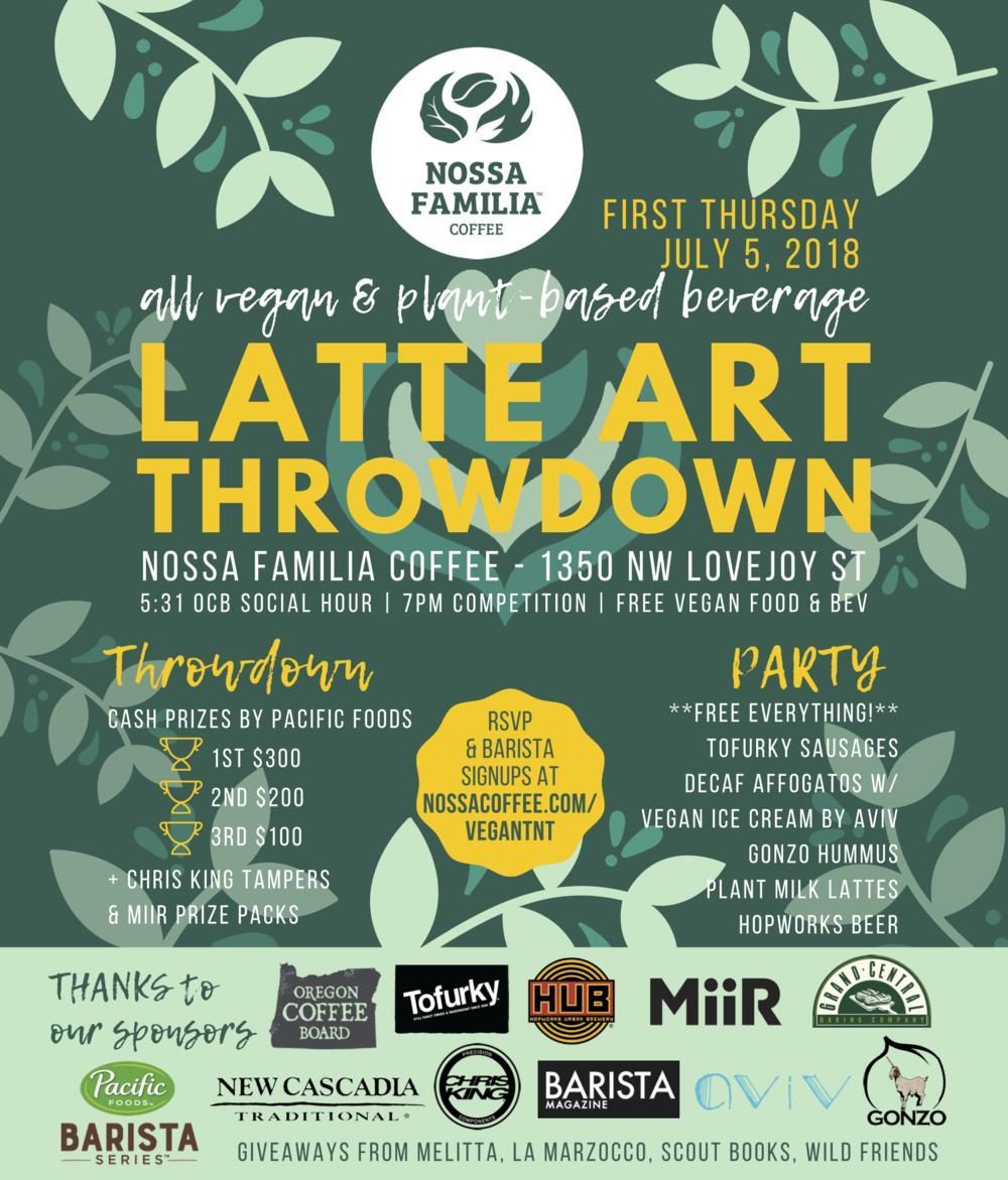 All-Vegan &amp; Plant-Based Beverage Latte Art Throwdown