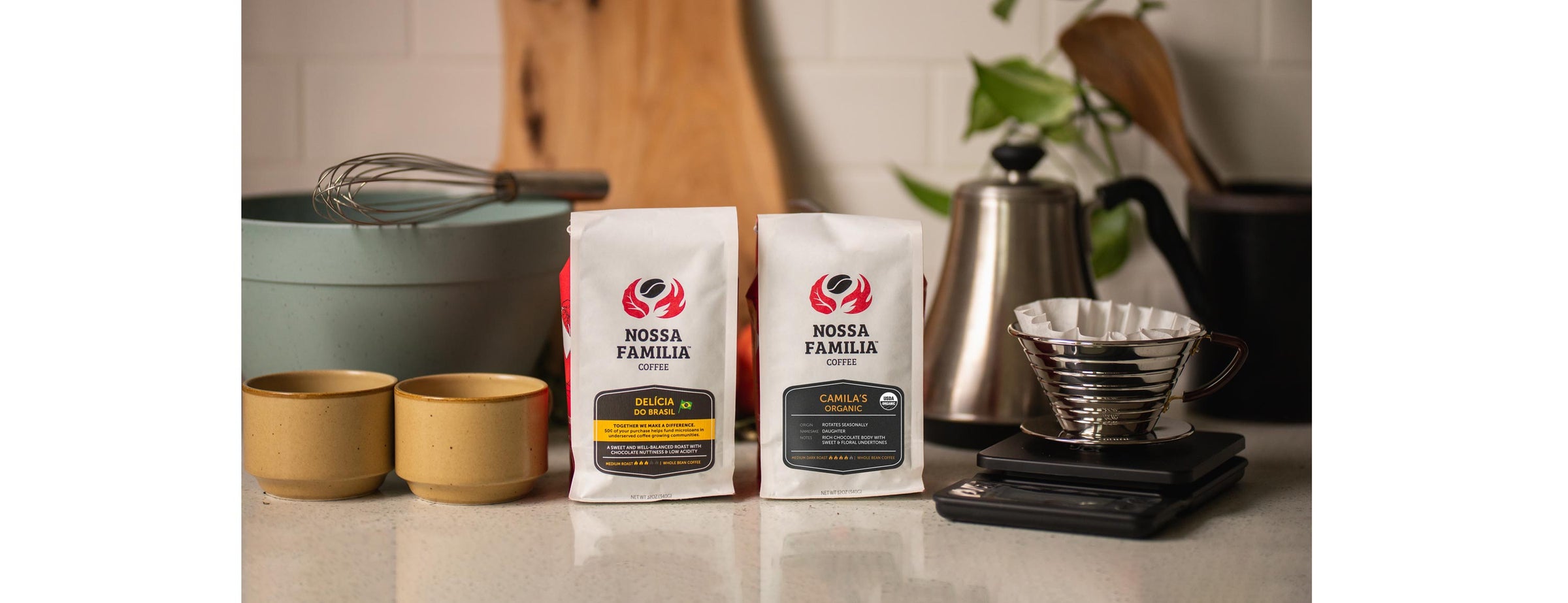 Nossa Familia Coffee Home Brewing Equipment