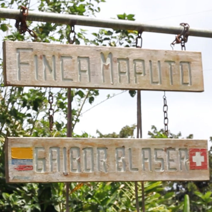 Finca Matupo Coffee Farm Sign