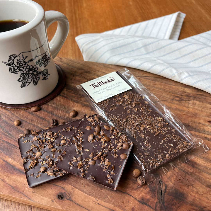 The Meadow Dark Chocolate and Mathilde's French Roast