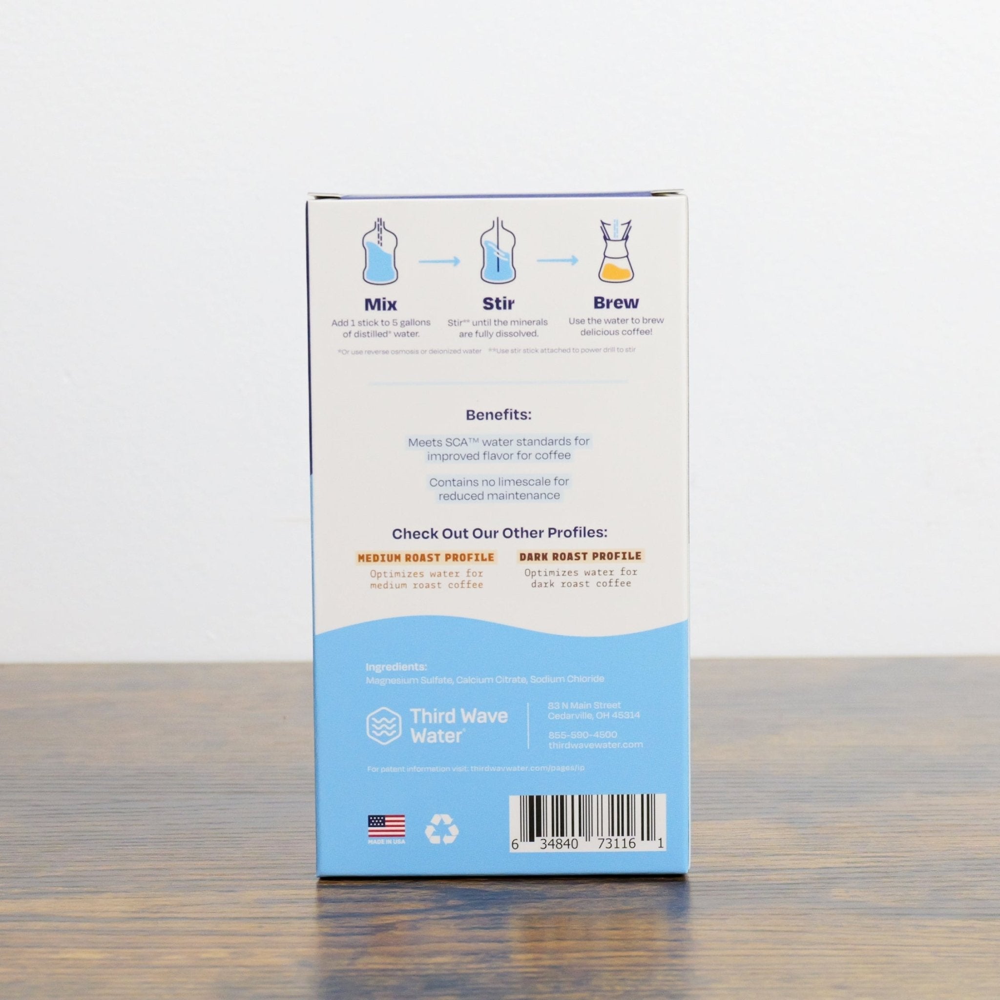 Classic Light Roast Profile – Third Wave Water – Nossa Familia Coffee