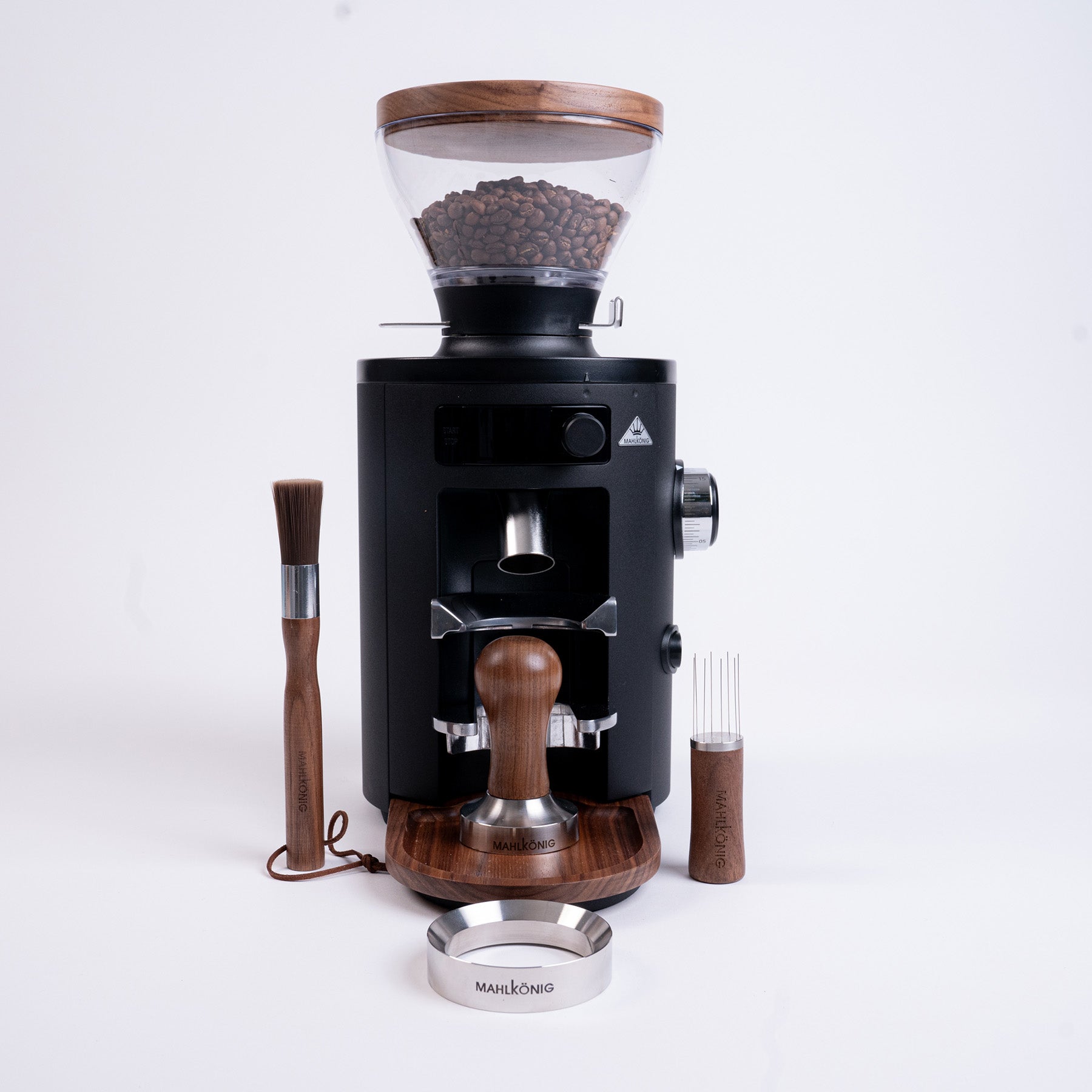 Mahlkönig Tamper, Walnut – Nossa Familia Coffee