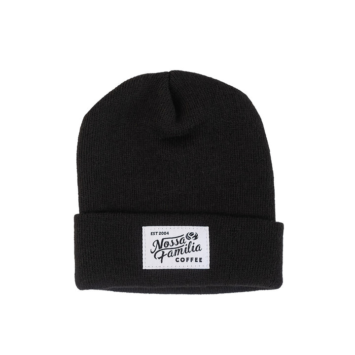 Black Nossa Familia Knit Beanie