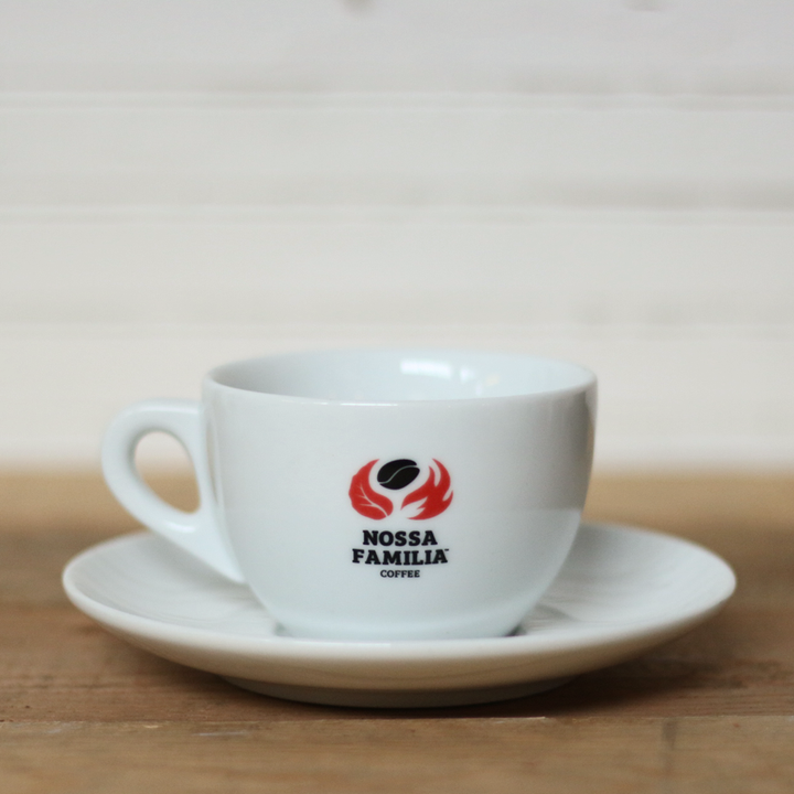 Nossa Logo Latte Cup & Saucer