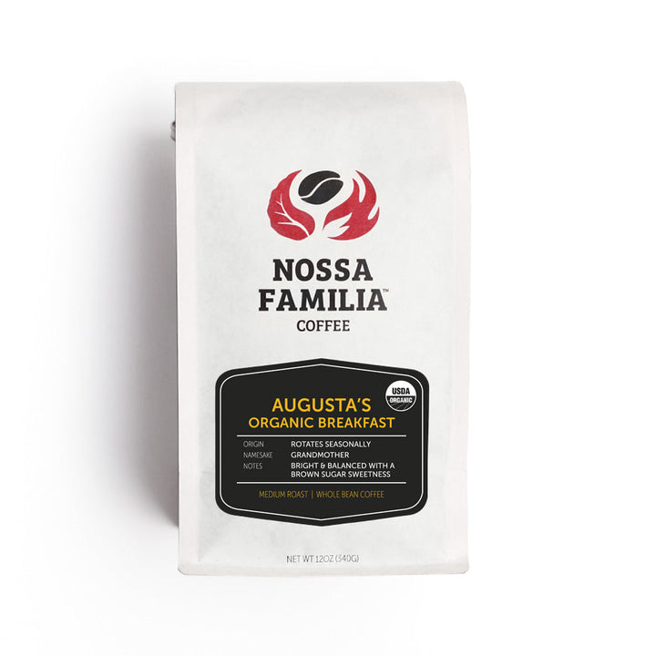  6 Months Augusta's Organic Breakfast Coffee - Nossa Familia Coffee