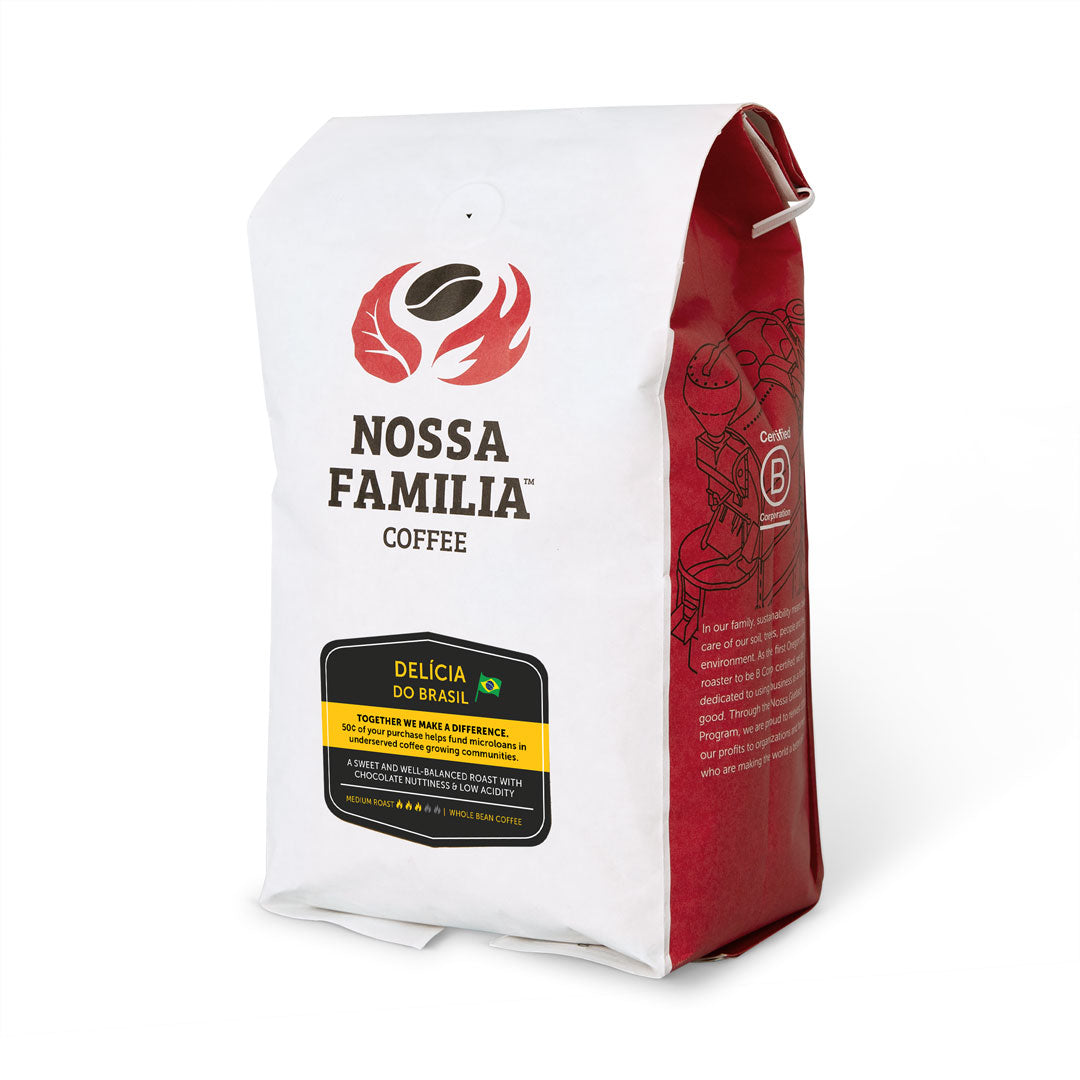 Delícia do Brasil 2 lb bag size - Nossa Familia Coffee