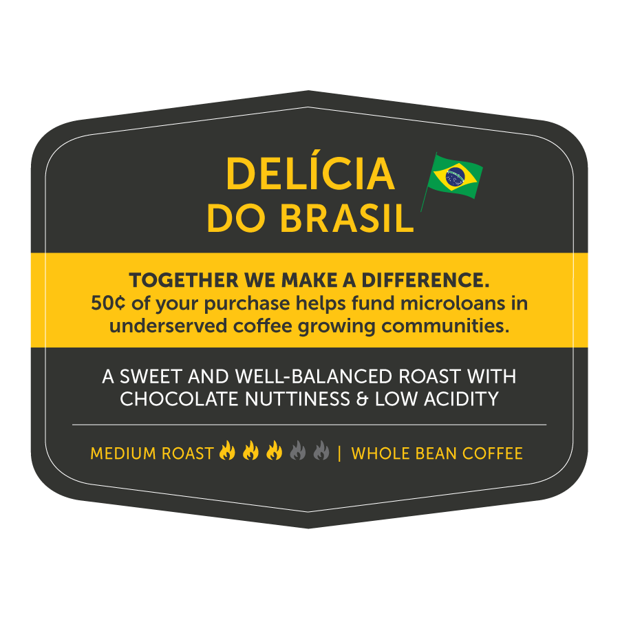 12 Months Delícia do Brasil - Gift Subscription - Nossa Familia Coffee subscription