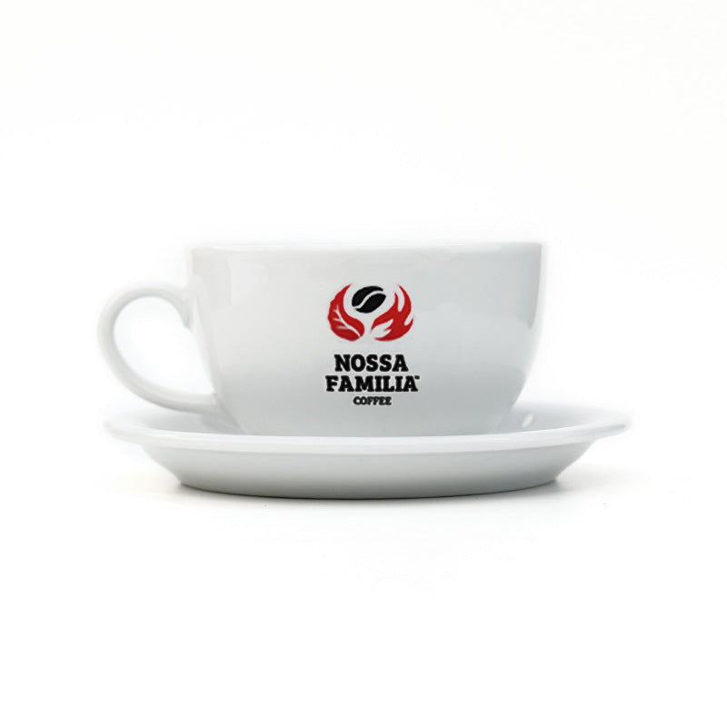 Nossa Logo Latte Cup & Saucer