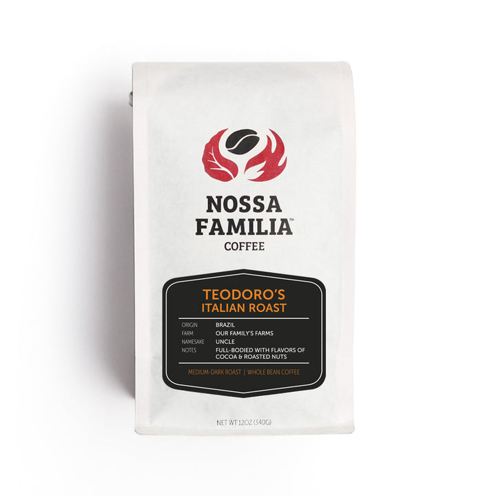 Teodoro's Italian Roast - Best of Nossa Set - Nossa Familia Coffee