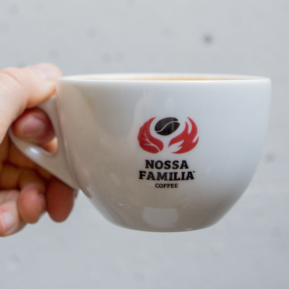 Nossa Logo Latte Cup & Saucer